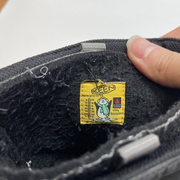 Keen LUMI II Snow Boots Boys Waterproof Insulated Black 400 Grams Size 3 Youth - Picture 14 of 16